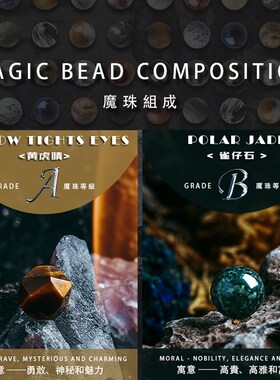 GUXI【诸神】水晶手链男生小众设计高级感潮男虎眼石珠子手串饰品