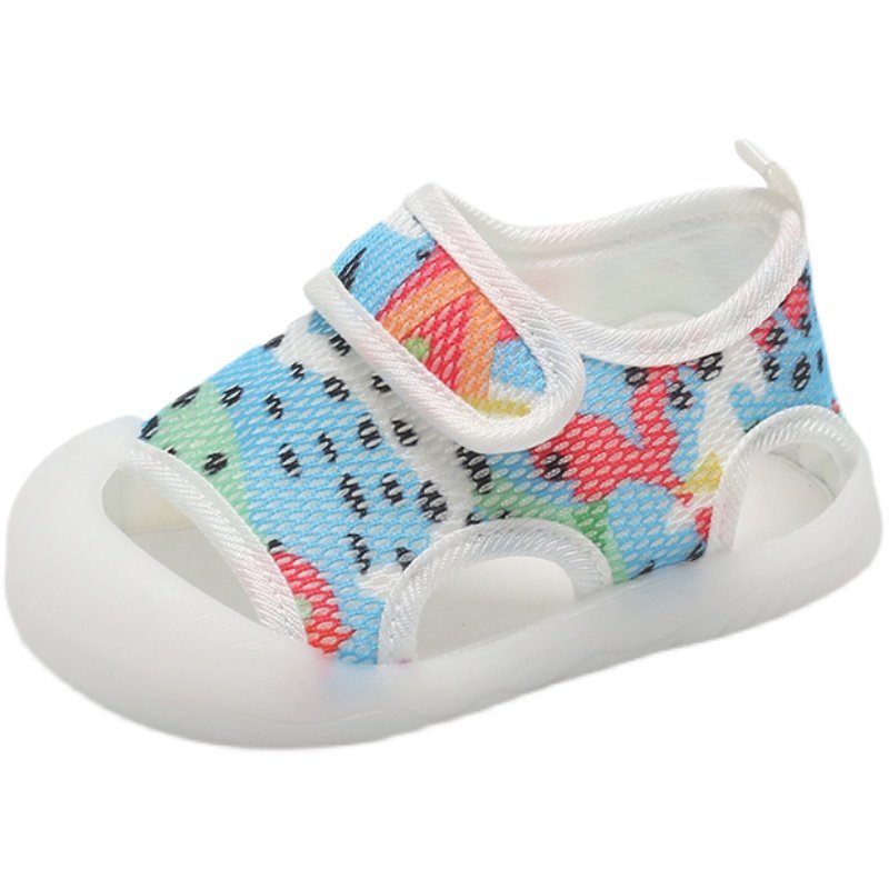 宝宝鞋夏季防滑软底女童r凉鞋0一2岁半婴儿鞋男宝宝网布防掉学步,淘宝优惠券,粉丝福利购,淘宝优惠卷