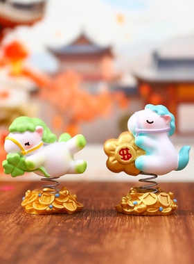 创意马年礼物好运加马桌面装饰品办公室家居摆件工艺品一件代发