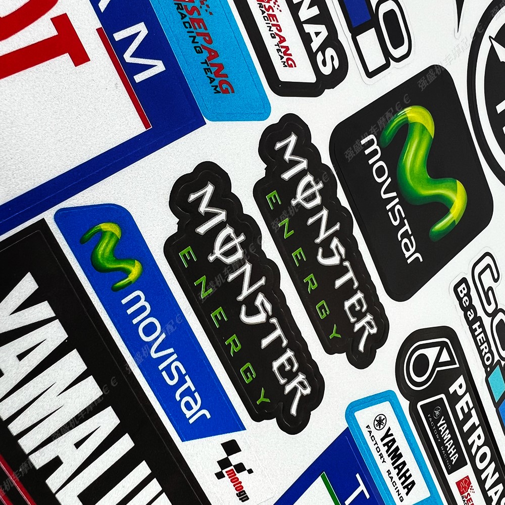 适用雅马哈摩托车反光贴纸踏板车贴花巧格125福颖迅鹰天剑飞致150 - 图0