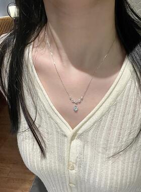 「人鱼之泪」纯银s999正品项链女款2025新款足银党生日礼物女生