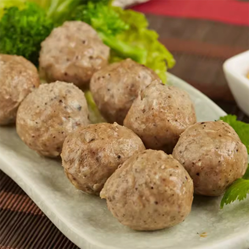 黑椒肉丸10串 好主妇关东煮食材商用火锅丸子鱼丸日式罗森711便利,淘宝优惠券,粉丝福利购,淘宝优惠卷
