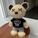Tiny particle violent bear building blocks puzzle assembly diagram 3D three-dimensional model toy teddy bear gift for boys and girls