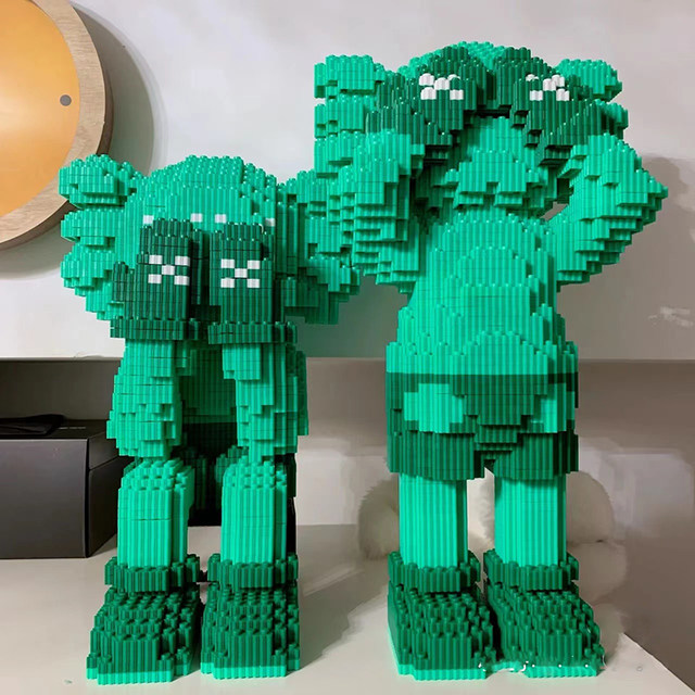 Violent bear building blocks tiny particles assembled educational building toys boys and girls adult birthday gifts internet celebrity ornaments