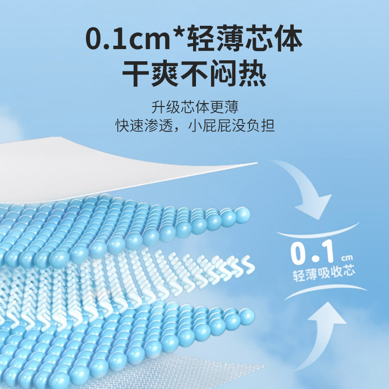淘淘购拉拉裤L码2包超薄透气纸尿裤xl新生婴儿尿不湿s男女宝宝xxl