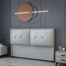 Headboard Soft Pack New minimalist modern solid wood floor tech cloth light extravagant Nordic ultra-thin headboard Buy Custom