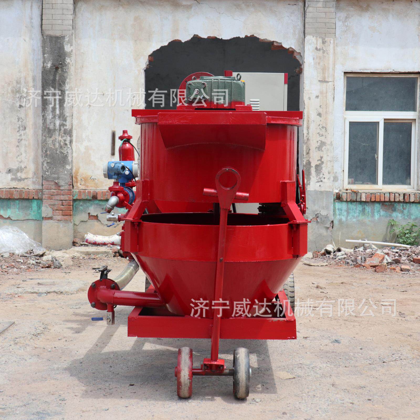 Second lining vault with mold grouting machine intelligent flow monitoring grouting machine tunnel lining mixing and grouting all-in-one machine