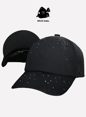思沃福黑标宇宙之星水钻棒球帽