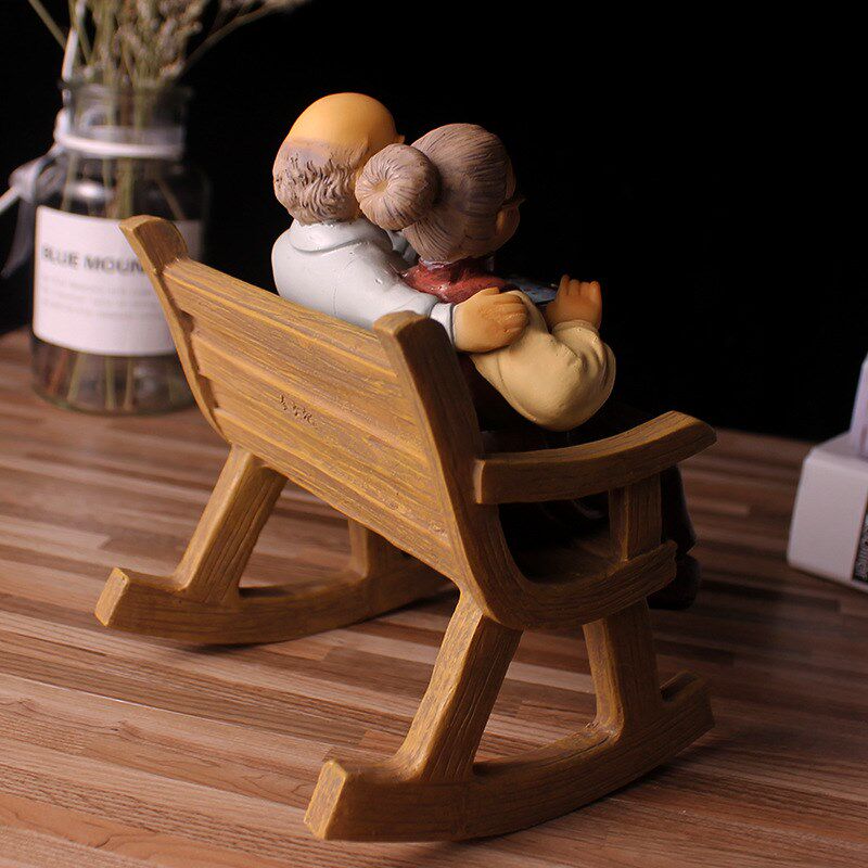 1创意独特恩爱爸妈结婚周年纪念日礼物实用摆件W大号私人珍藏