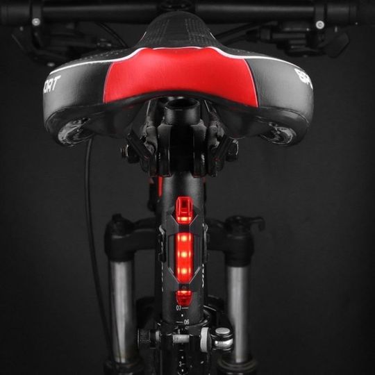 Bicycle light tail light warning mountain bike night riding rear tail light night riding light bicycle flashing headlight