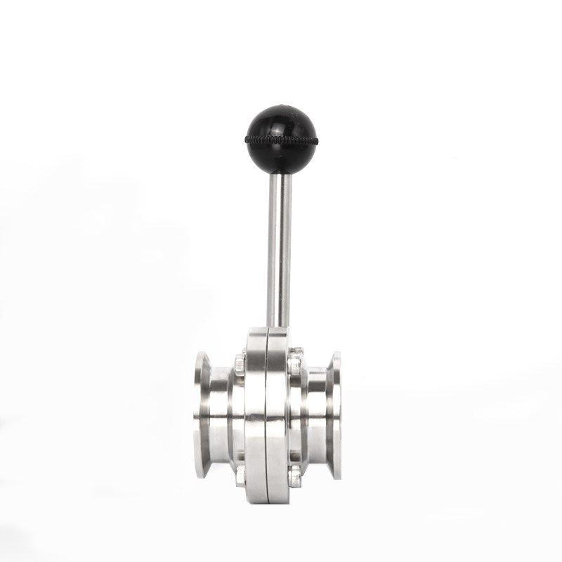 均州不锈钢304快装蝶阀精酿食品卫生级手动快接卡箍卡盘粉尘放料,淘宝优惠券,粉丝福利购,淘宝优惠卷