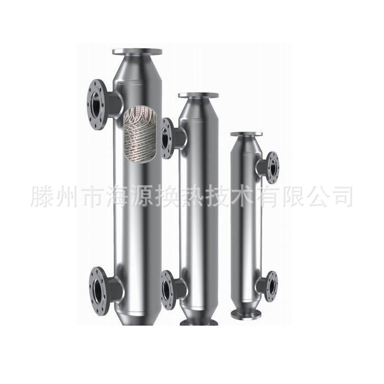 螺旋缠绕管式双相钢换热器化工厂用钛材冷凝器真空泵热交换器-图3