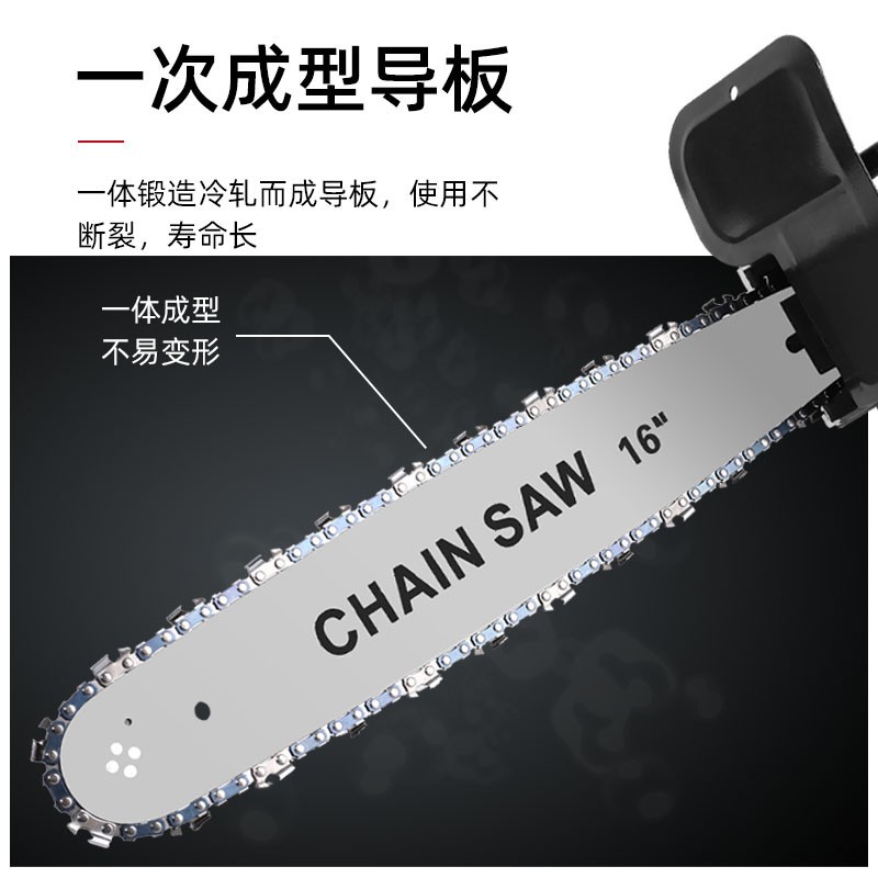 12寸角磨机改装电链锯新款便携家用小型伐木锯柴切割木材手提电锯 - 图2