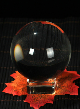 藏式水晶球摆件酒柜玄关装饰办公室开业送礼摆件