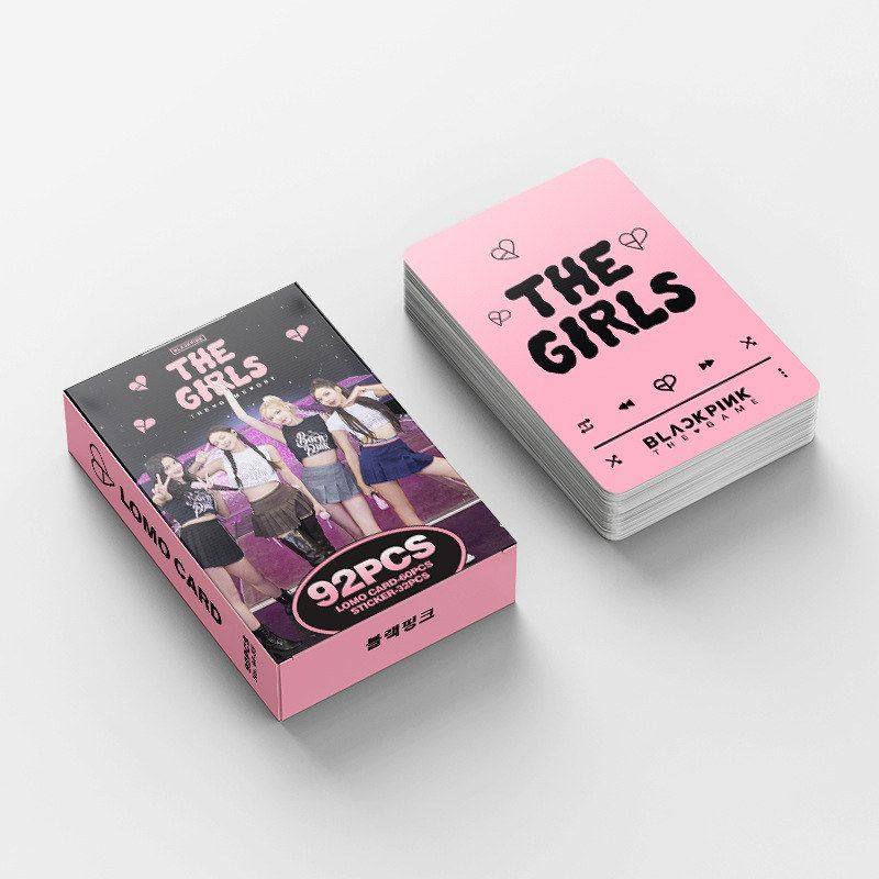 Blackpink粉墨总链92张小卡片贴纸新专辑写真集Lisa明星同款周边,淘宝优惠券,粉丝福利购,淘宝优惠卷