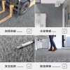 Commercial dirt-resistant, easy-care, large-area sound insulation