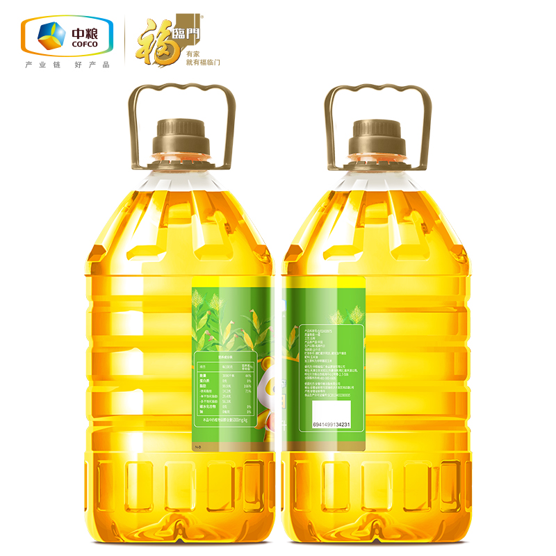 福临门非转基因压榨玉米油6.38L桶装家用食用油b - 图3
