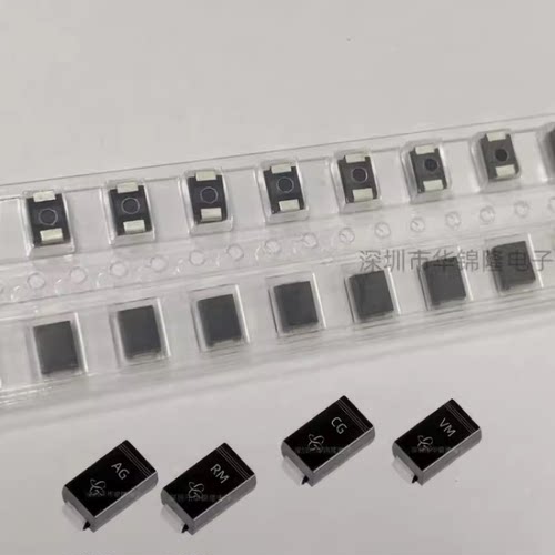 贴片TVS管P4SMA22A DO-214AC 丝印22A 22V单向 瞬态抑制二极管 - 图0