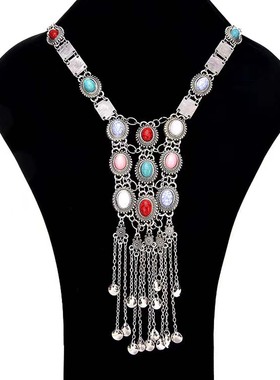 新疆喀什民族风百搭毛衣链