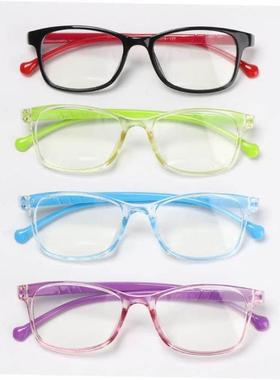 方形防蓝光儿童眼镜光学框架儿童B