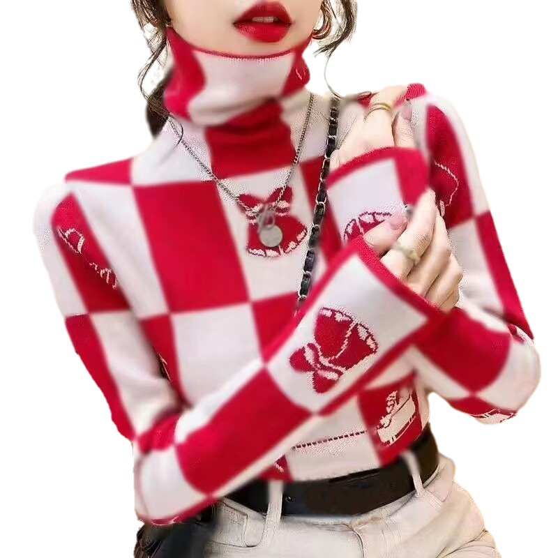 双面德绒打底衫女秋冬季高领洋气内搭长袖T恤女修身保暖上衣ins潮,淘宝优惠券,粉丝福利购,淘宝优惠卷