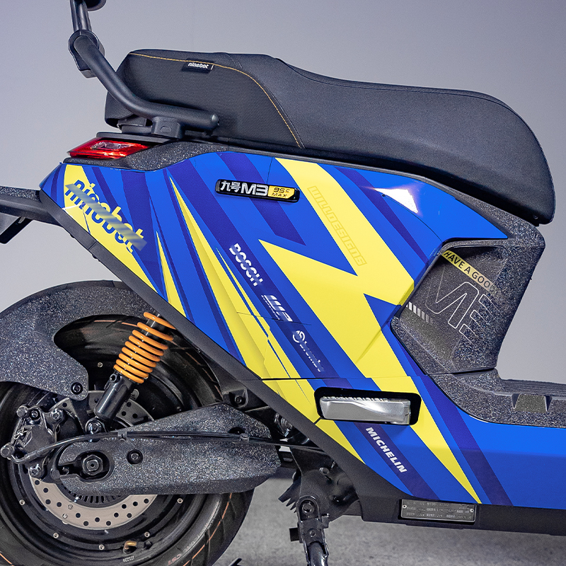 适用25款九号M3 95C MAX拉花贴纸远航家版画电动车贴膜改装配件 - 图2