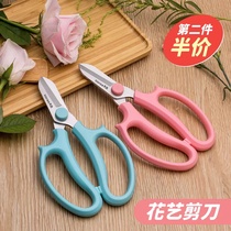 Sky Color Stainless Steel Gardening Scissors Repair Branch Cut Flowers Fruit Trees Cut Branches Special High Branches Garden Cut Landscaping Cut Greening Cut Office Company Green Plant Demolition Express Garden Trim Special (day color 424)