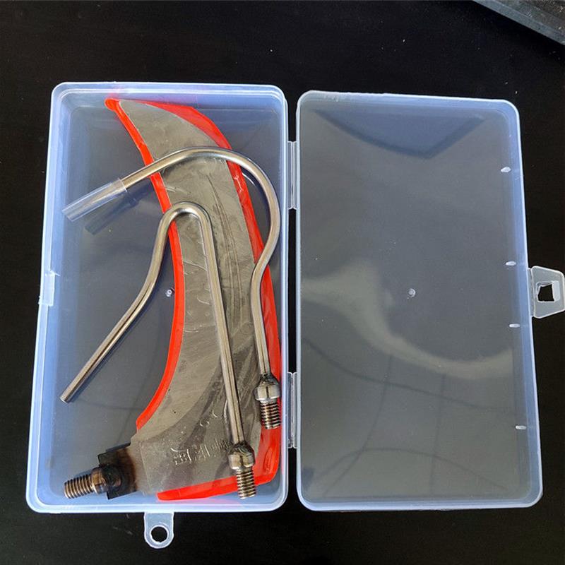 锰钢加厚刀加宽大号割草芦苇刀钓鱼打窝水草刀头配件槐花搭钩盒装 - 图2