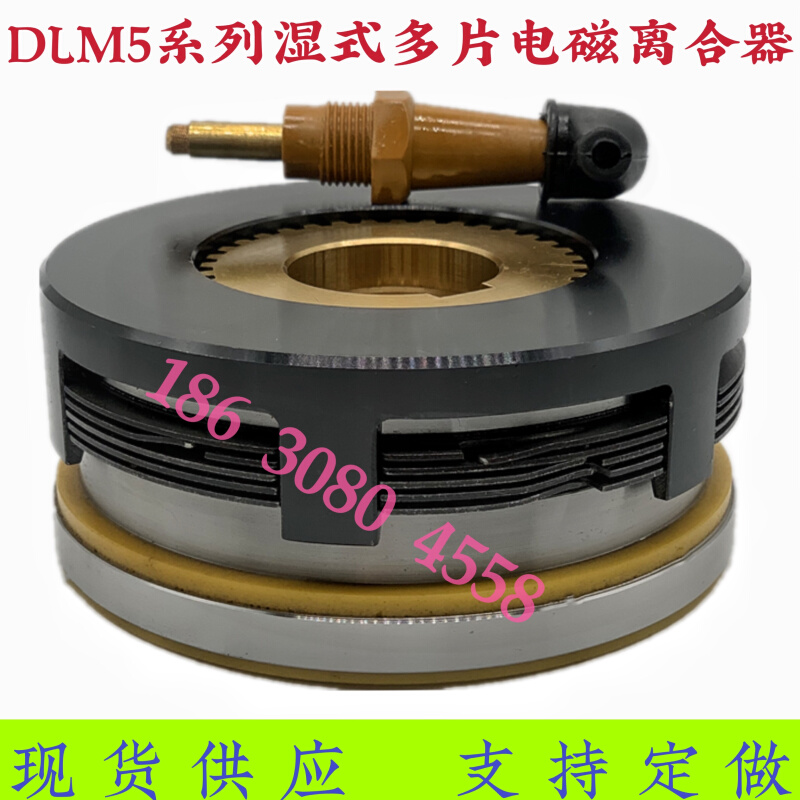 电磁离合器DLM5-1.2A2.5A16A25A40A63A100湿式多片DC24V质保一年 - 图0