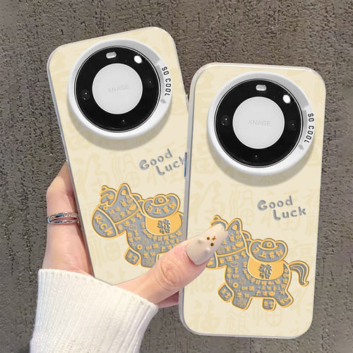发财马适用华为mate80promax手机壳mate70马年限定60新年mata40本命年mete50马上有钱meta30招财por新款mt套+ - 图0
