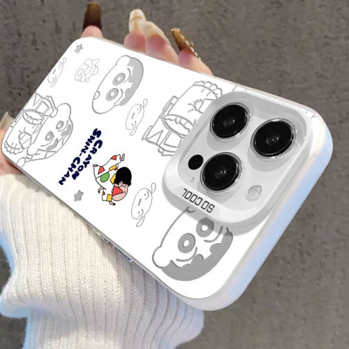 适用iqoo13手机壳15蜡笔小新z9turbo+新款12pro高级11情侣neo10动漫9可爱8小众7se男一加ace6/5至尊3套2/vivo - 图2