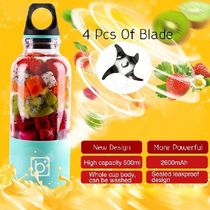 5 Color 500ml Electric Juicer Cup Portable Blender