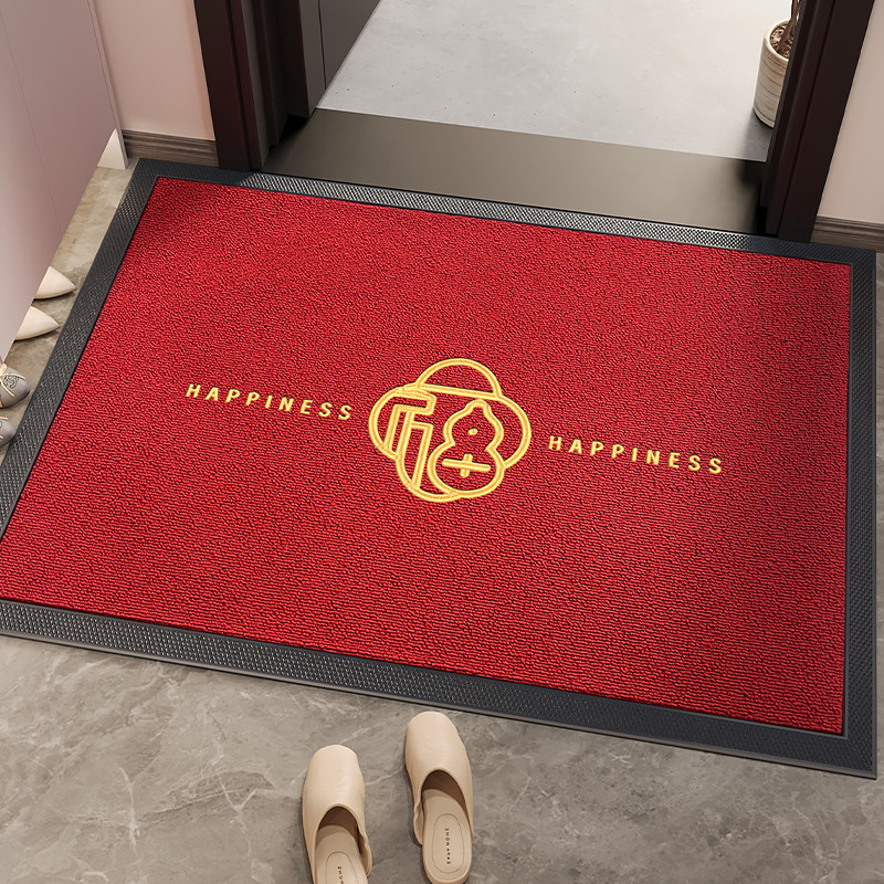 入户门地垫红色大门口进门防滑脚垫高端刺绣耐脏免洗除尘地毯定制,淘宝优惠券,粉丝福利购,淘宝优惠卷