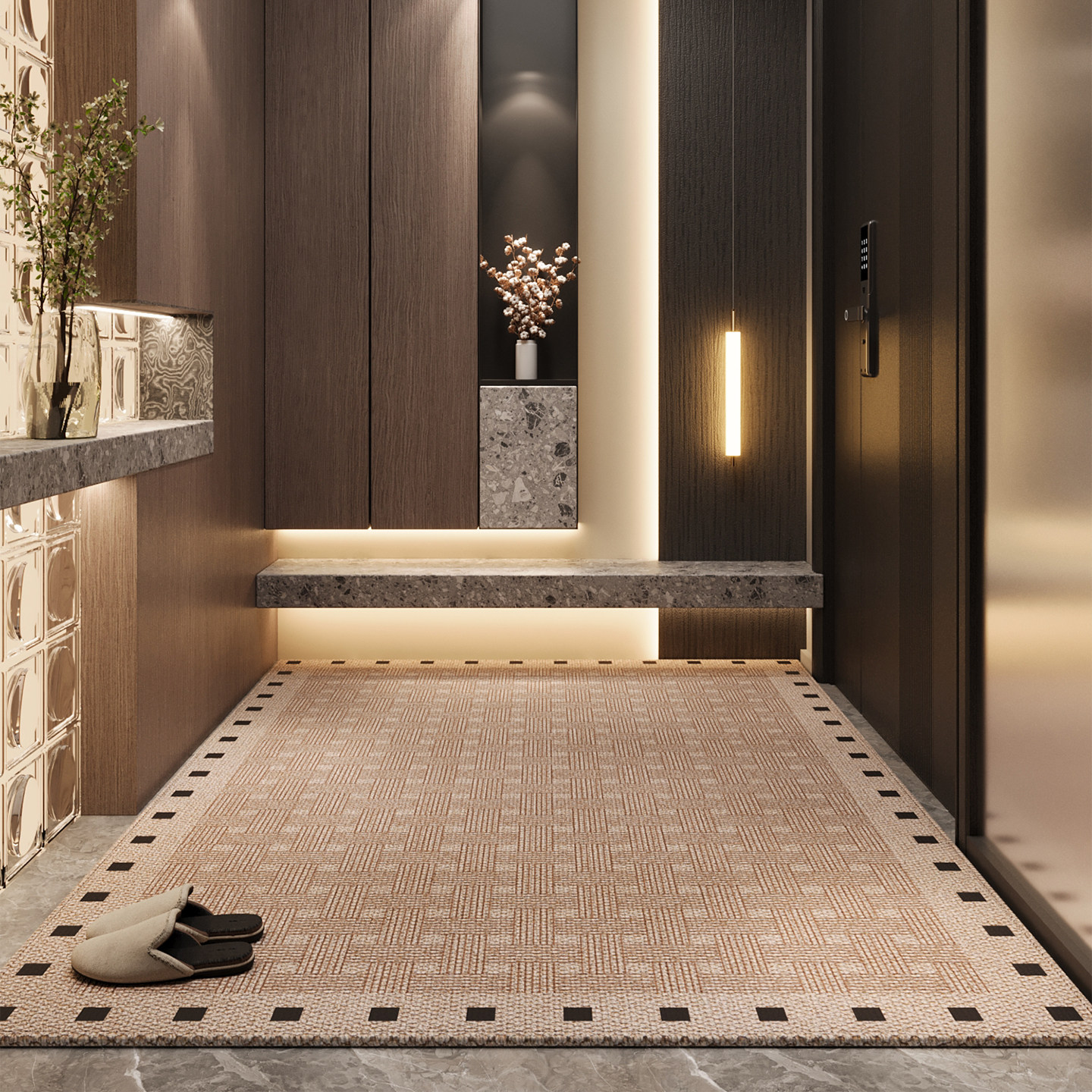入户门地垫玄关防滑脚垫门口可裁剪地毯耐脏除尘免洗进门高端门垫,淘宝优惠券,粉丝福利购,淘宝优惠卷