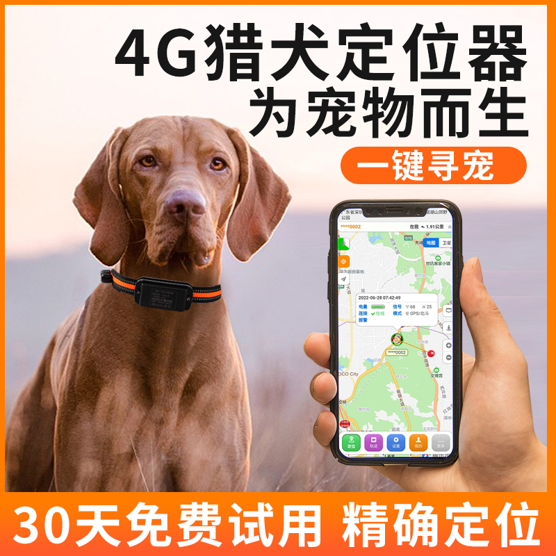 中大型犬牛羊订位山区gps定位器宠物狗狗追跟器项圈防丢猎狗定位-图0