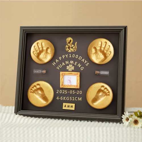 Детские отпечатки рук и ног, памятная детская чернильная подушечка, фоторамка для новорожденных, подарок на день рождения