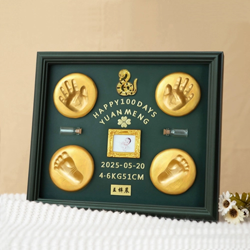 Детские отпечатки рук и ног, памятная детская чернильная подушечка, фоторамка для новорожденных, подарок на день рождения