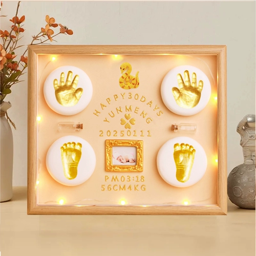 Детские отпечатки рук и ног, памятная детская чернильная подушечка, фоторамка для новорожденных, подарок на день рождения