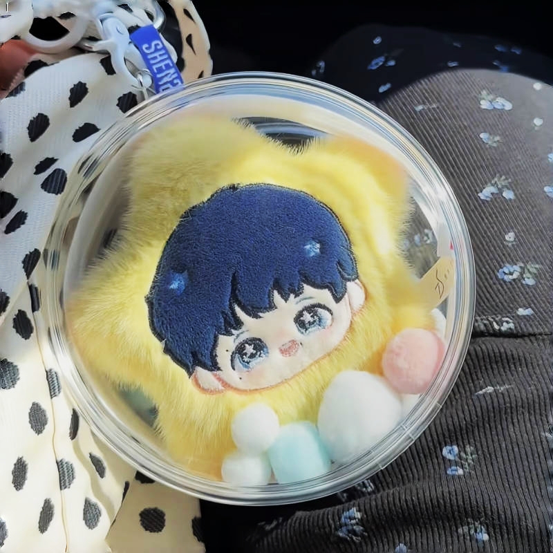 周深《反深代词》系列毛绒挂饰娃包周深周边保护套棉花娃娃遛娃包 - 图3