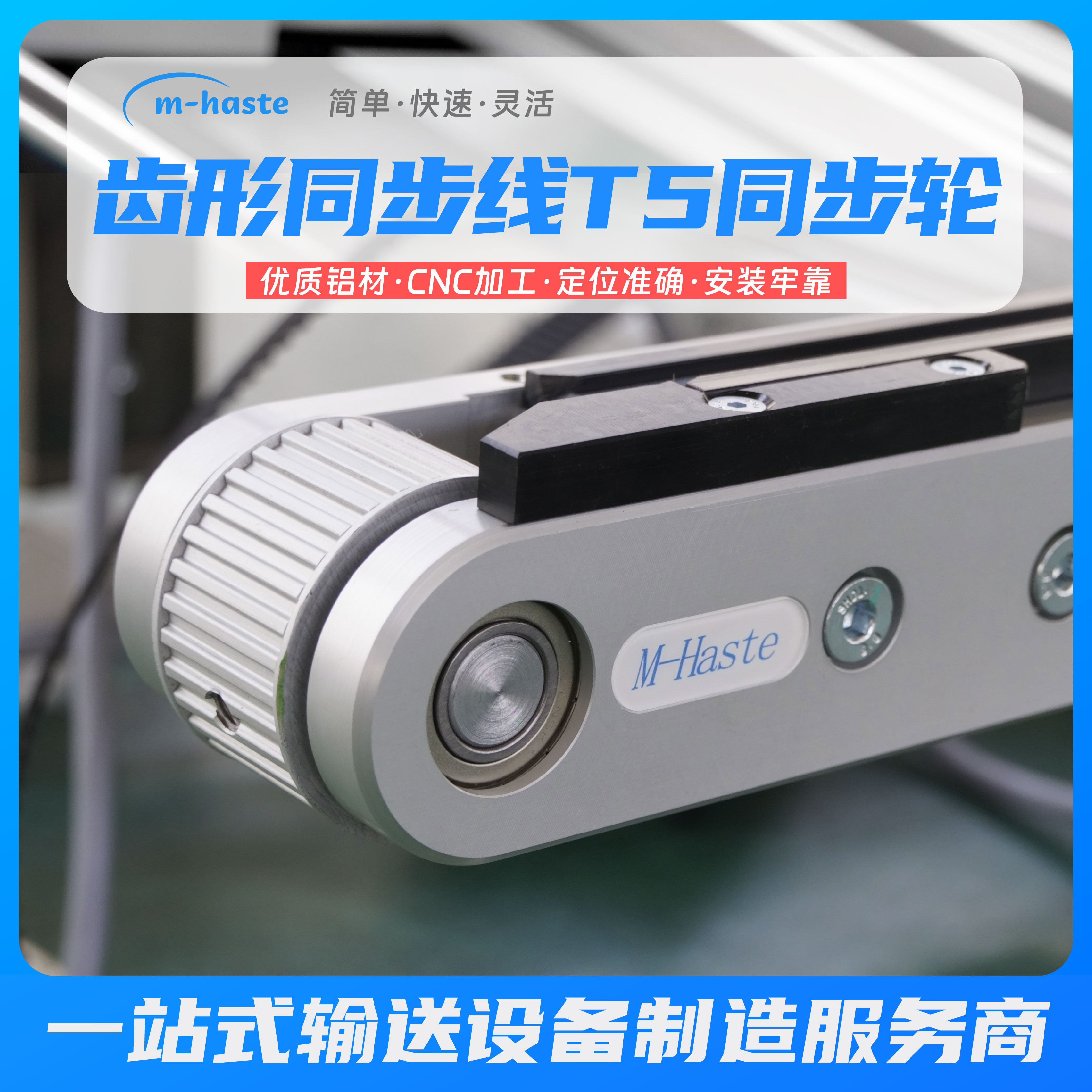 艾姆华世特MT400双列多列同步带线配套线体同步轮T5250,淘宝优惠券,粉丝福利购,淘宝优惠卷