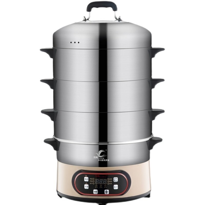 茂腾预约定时保温多功能电蒸锅家层小型蒸菜自动断电大容量用多三,淘宝优惠券,粉丝福利购,淘宝优惠卷