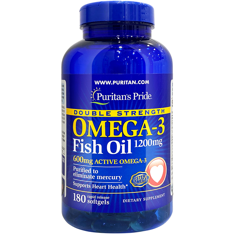 美国鱼油软胶囊 180粒普丽普莱原装进口2倍深海鱼油omega3 DHAepa-图3