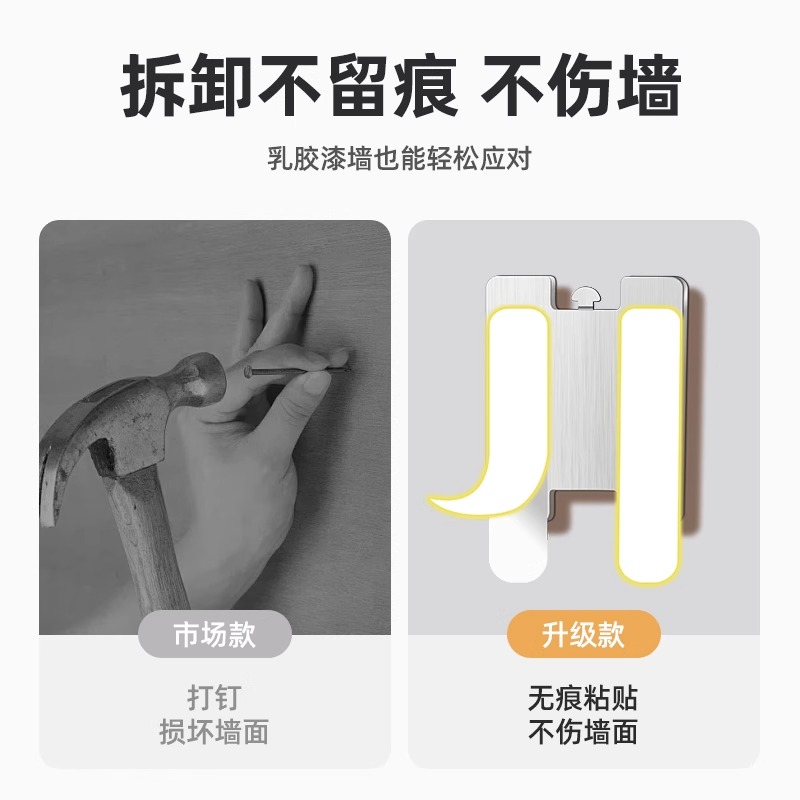 挂画钩免打孔婚纱照专用挂钉相框挂画框挂钩无痕钉壁画墙面照片墙 - 图2