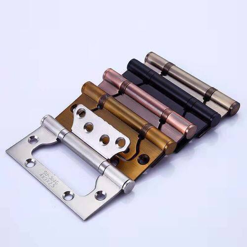 加厚304不锈钢子母合页免开槽房门蝴蝶活页折页木门4X5寸铰链合页 - 图3