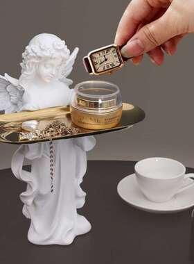 极速托奢卧档高档天入室房香门间纳盘钥台收匙P玄摆关件高薰桌面j