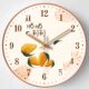 Clock wall clock round living room bedroom scan mute