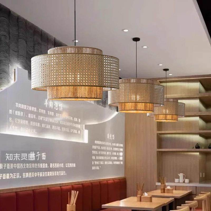 月明松灯卧日复式侘寂风麻绳吊灯禅意茶室民宿室古工业风餐厅中古,淘宝优惠券,粉丝福利购,淘宝优惠卷