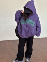 Girls necropolis for winter clothing 202 new children plus suede trendy ocean air tennis red female great boy Korean ensemble hat blouse