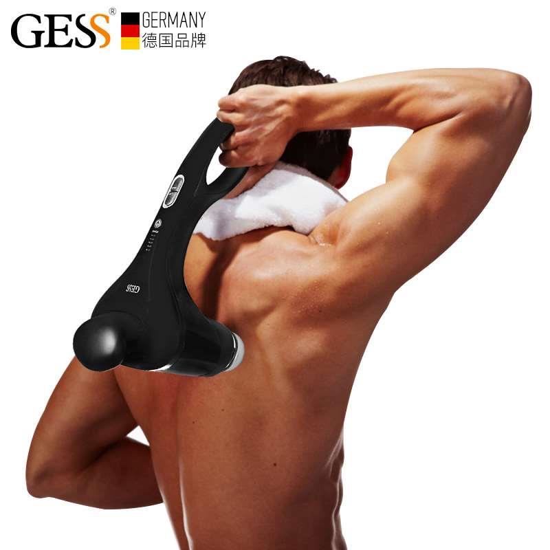 正品德国GESS808颈椎按摩器棒仪肩颈部腰部电动振动腿部捶锤背多-图2