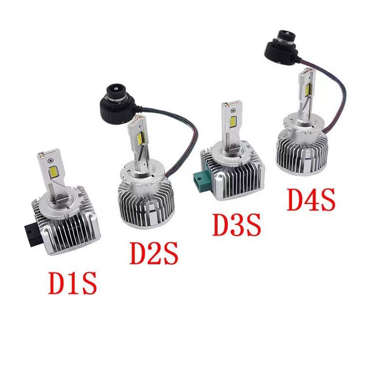 D2S汽车大灯氙气灯改LED专用车灯D1S大功率100W直插式D3S D4S D5S